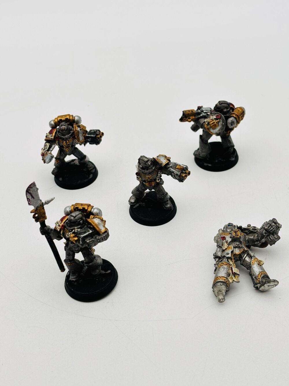 Warhammer 40K Space Marines Grey Knights Metal OOP Squad Games Workshop Rare